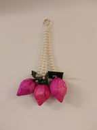 Artificial lotus flowers & pearl hanging