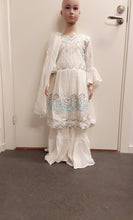 Load image into Gallery viewer, White color kids sharara set