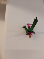 Parrot hanging