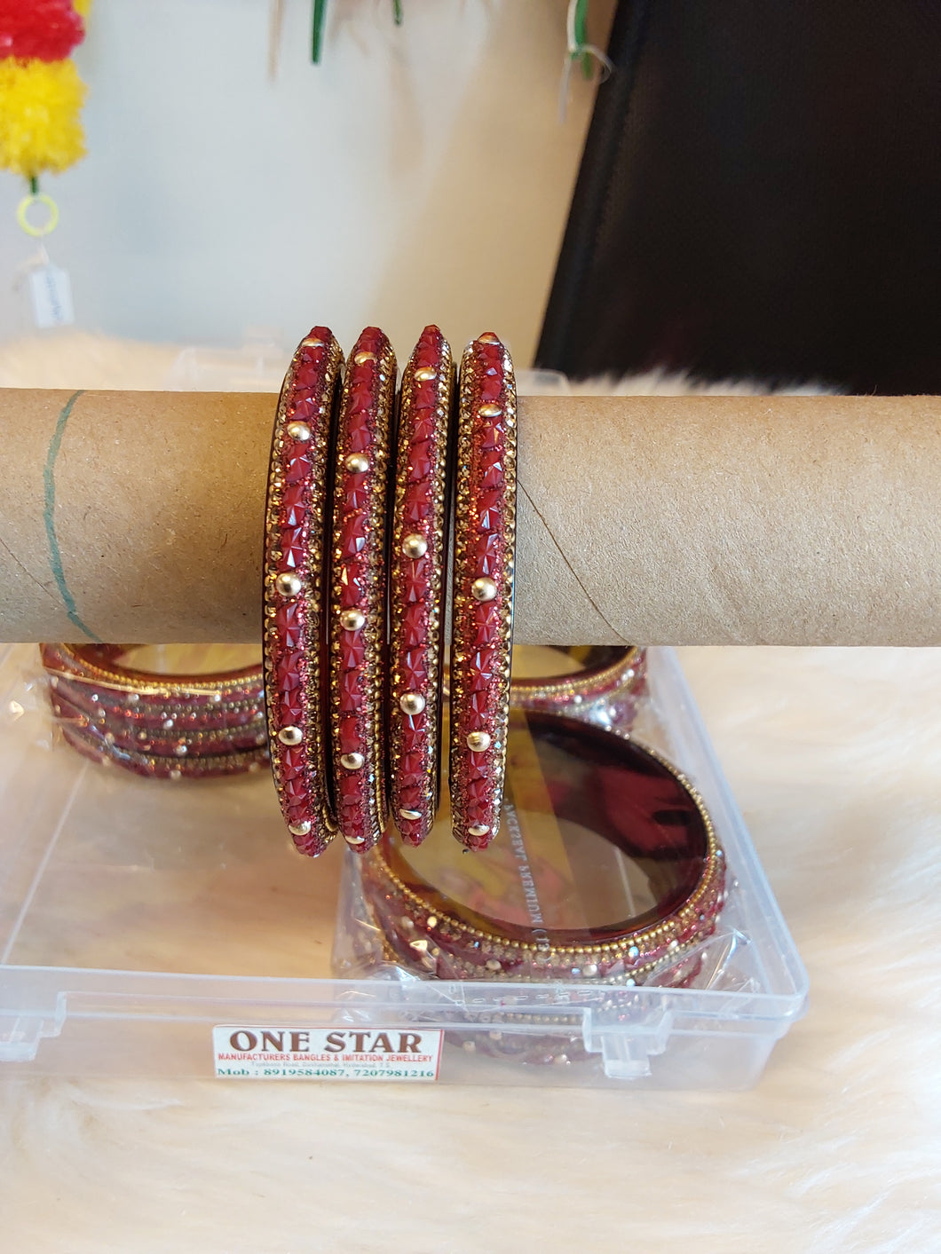 Glass bangles
