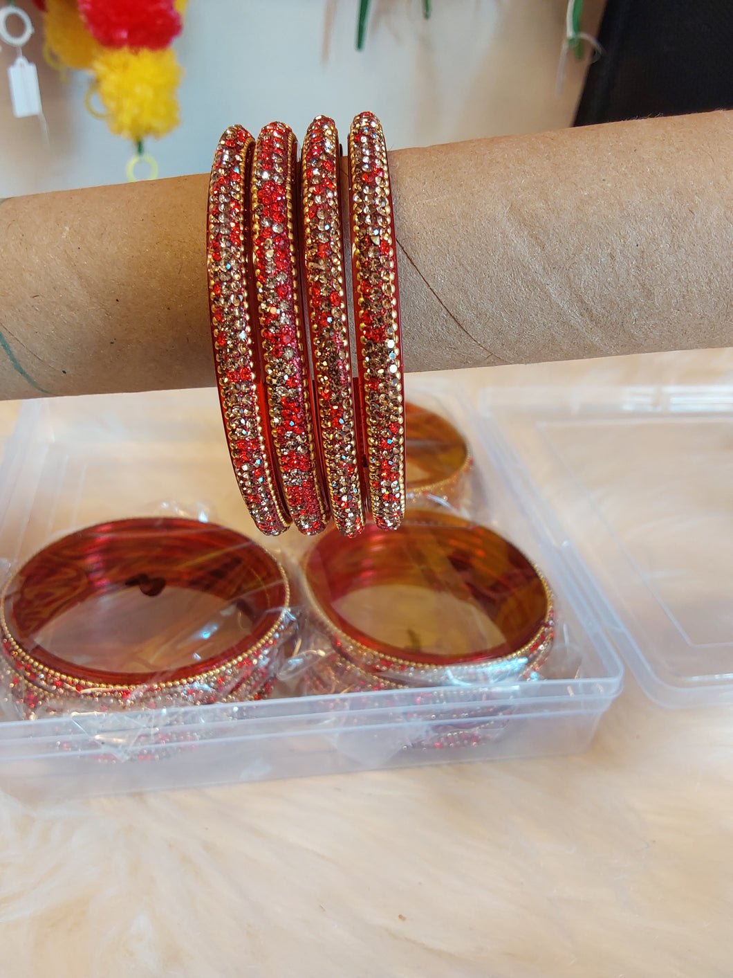 Glass bangles