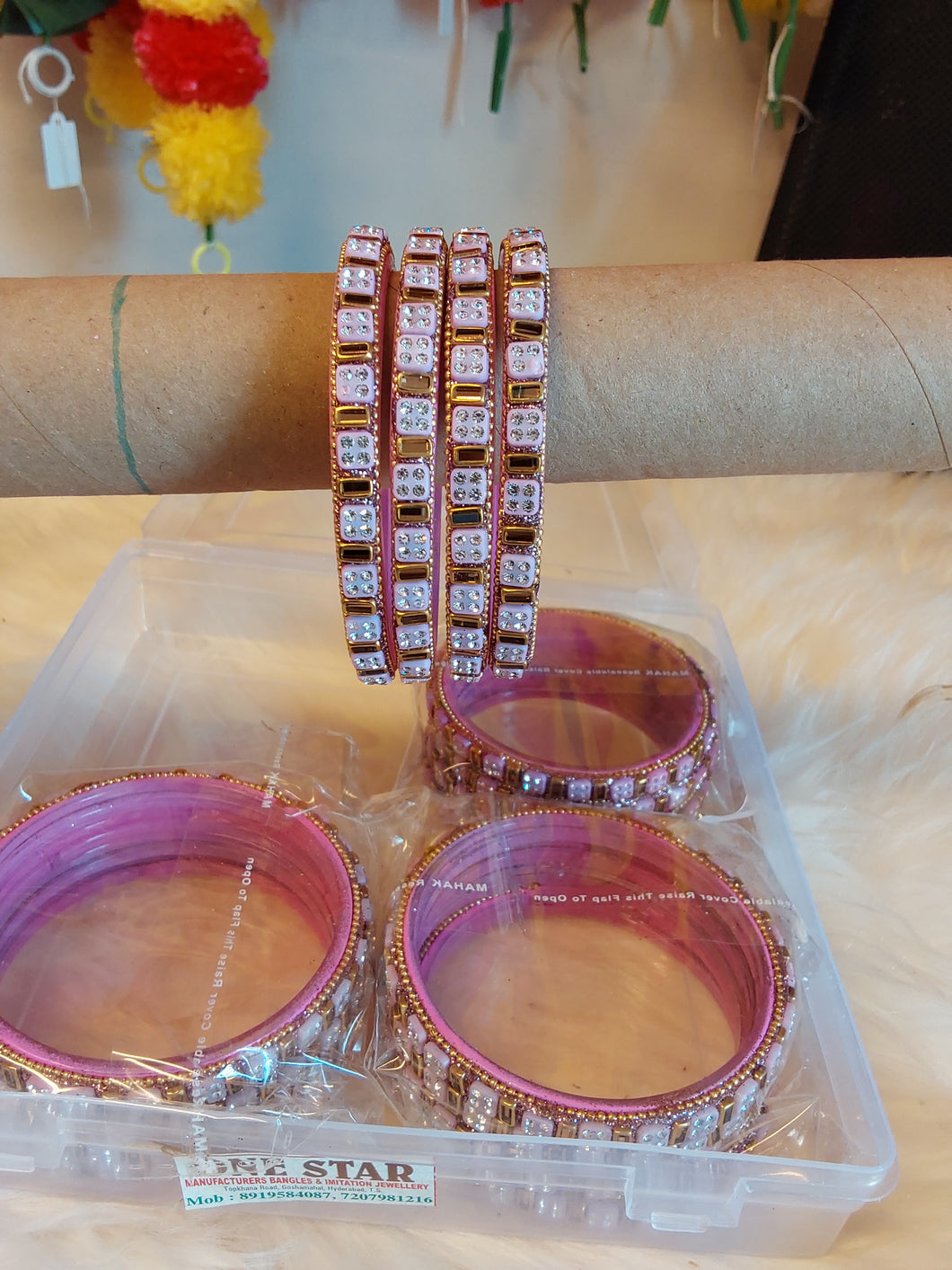 Glass bangles