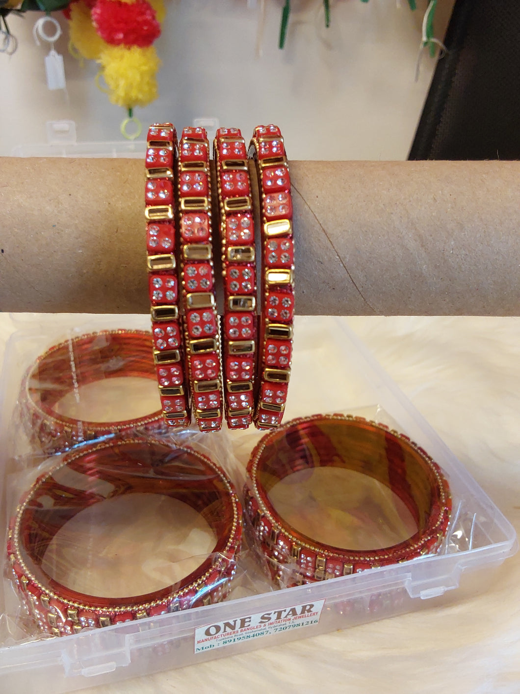 Glass bangles