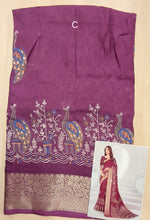 Load image into Gallery viewer, Chanderi silk saree
