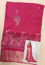 Load image into Gallery viewer, Chanderi silk saree
