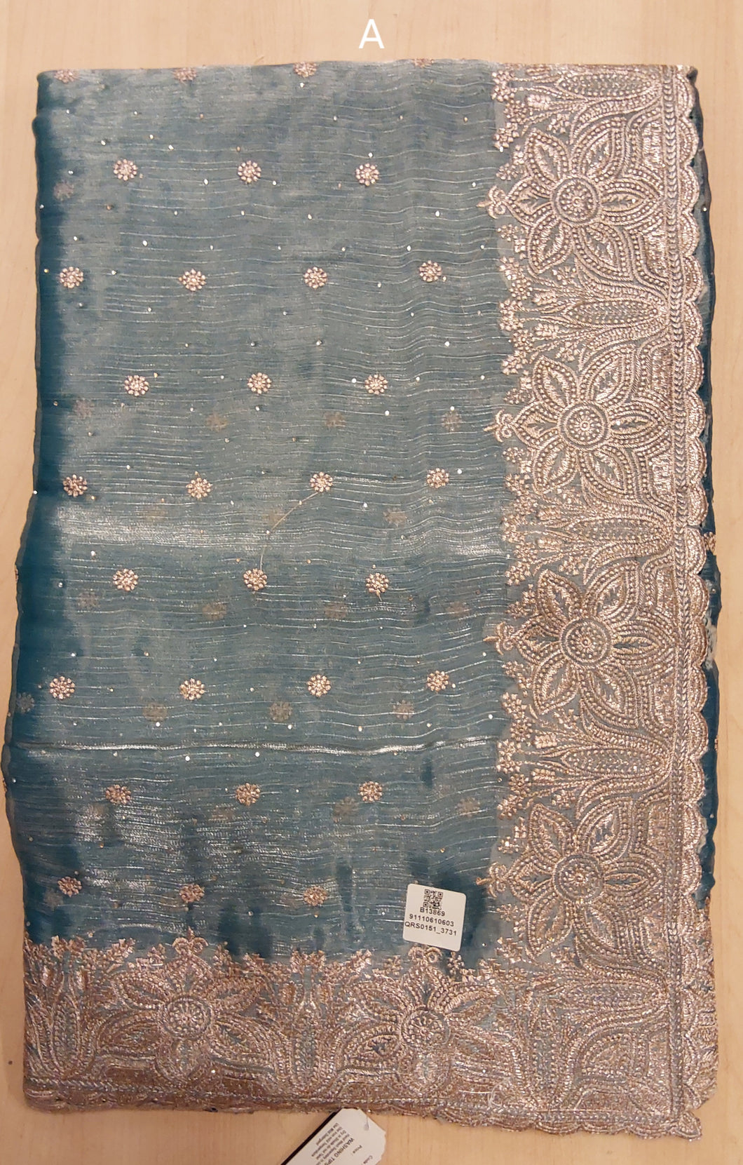 Georget silk Embroidery saree