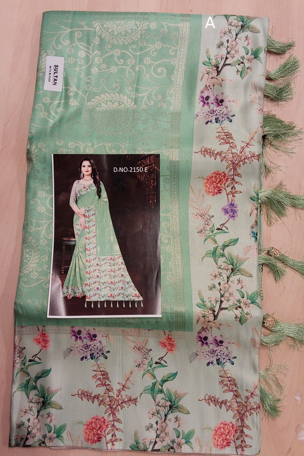 Floral Banaras silk Saree