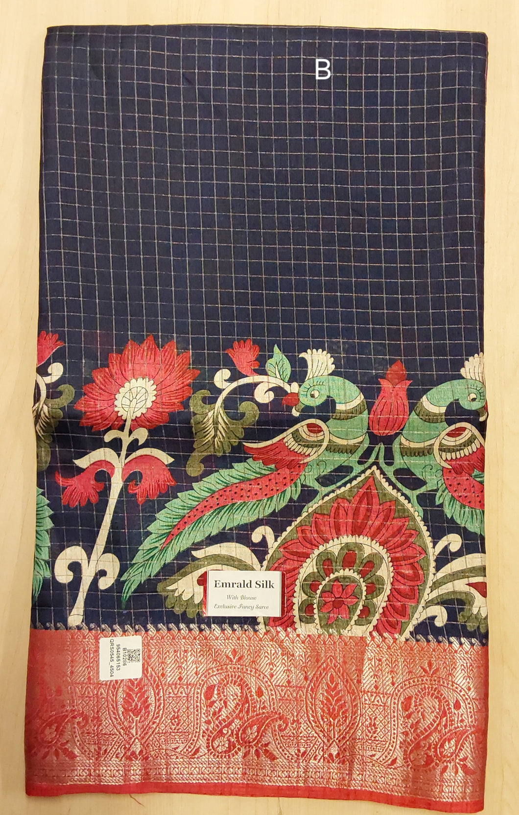 Emrald silk saree