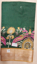 Load image into Gallery viewer, Emrald silk saree

