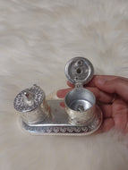 German Silver kumkum box for gifting and pooja