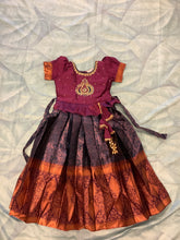 Load image into Gallery viewer, kanjivaram kids pattu Gown
