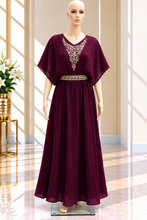 Load image into Gallery viewer, Premium Georgette pleated gown
