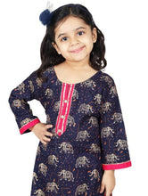 Load image into Gallery viewer, Kids girls kurta with sharara set Rayon kurti &amp; sharara for party wear festive &amp; traditional wear dress for baby girl
