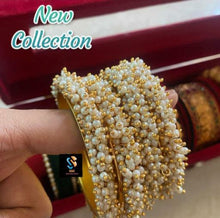 Load image into Gallery viewer, TRENDING PEARL BANGLES
