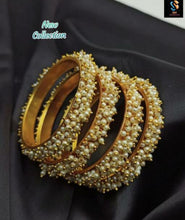 Load image into Gallery viewer, TRENDING PEARL BANGLES
