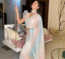 Load image into Gallery viewer, Heavy Bollywood Style Georgette Saree
