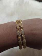 Load image into Gallery viewer, White stone Bangles
