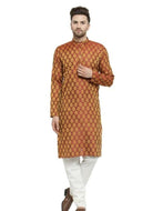 Men's Woven Jacquard Kurta Payjama Sets