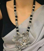 Load image into Gallery viewer, BAHA LOCKET OXIDISED JEWELLERY SET
