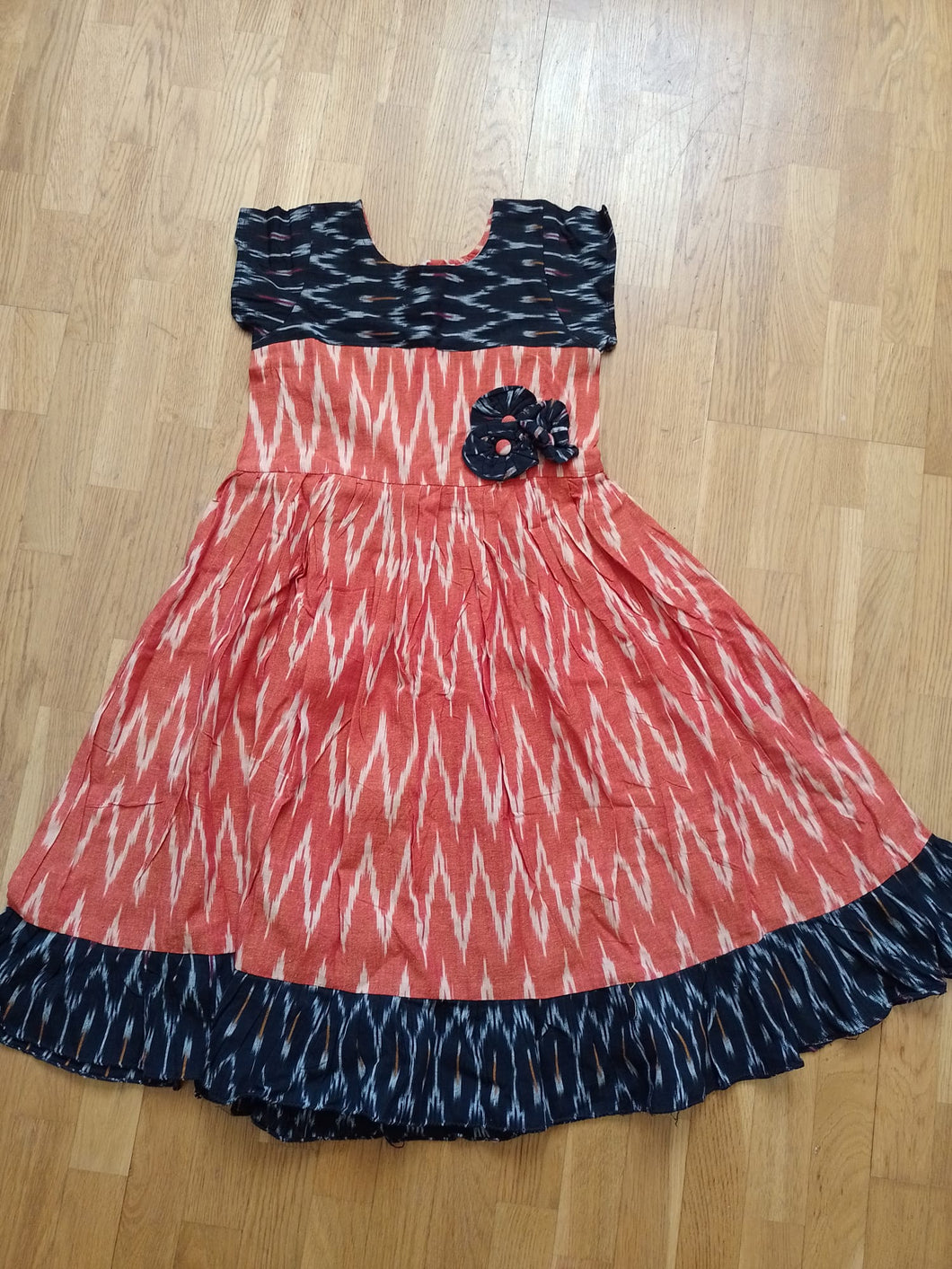 Ikkat frock