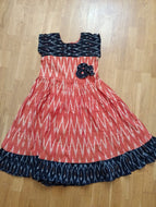 Ikkat frock